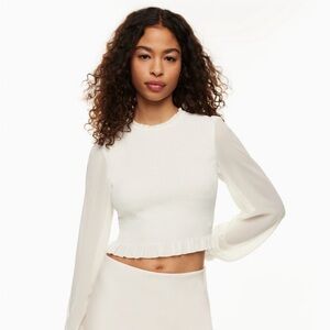 Wilfred smocked blouse